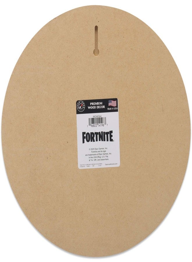 Open Road Brands Fortnite GG Round Wood Wall Decor - Image 3