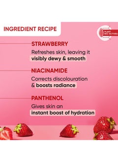 Dot & Key Strawberry Dew Strobe Cream For Face Skin Radiance Cream | Moisturizer & Highlighter For Face | For Dewy Glazed Instant Glow | Boosts Hydration | For All Skin Types | For Women & Men | 30Ml  - Image 3