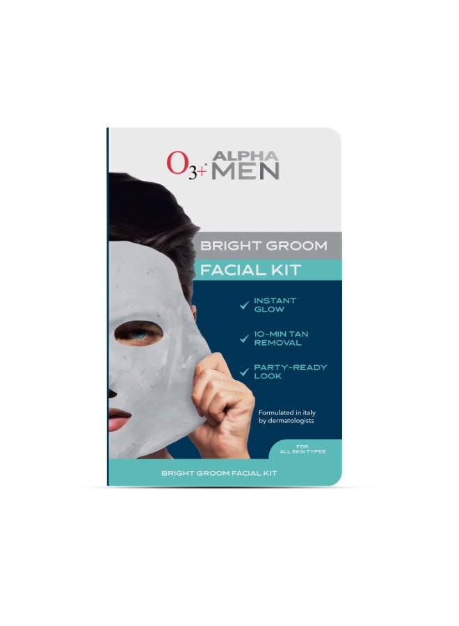 O3+ Alpha Men Bright Groom Facial Kit - Image 1