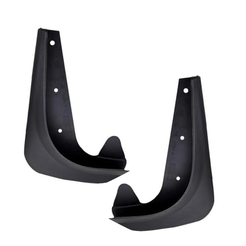 Opuweiy 2 PCS Car Mud Flaps, Splash-Protection Auto Fender Flaps, All Weather Protector Universal Mud Guards, for Sedans and SUVs (Black, 7x9.8In) - Image 1