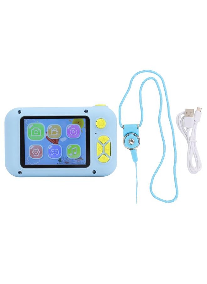 Thoraya Kids Camera Blue High Definition Toddlers Digital Rotating Small SLR Camera Video Selfie Camera Gift for Girls Boys  - Image 1