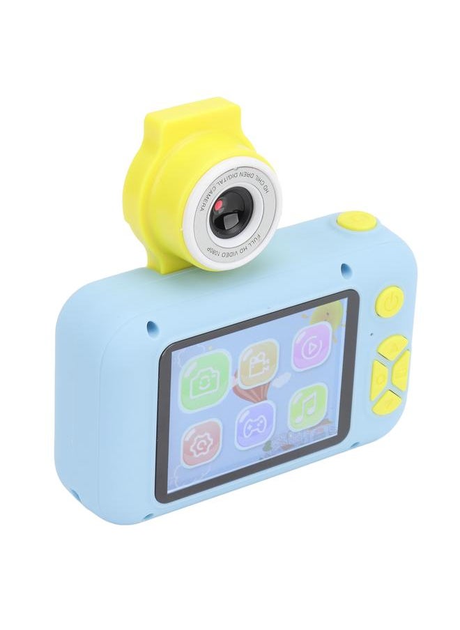 Thoraya Kids Camera Blue High Definition Toddlers Digital Rotating Small SLR Camera Video Selfie Camera Gift for Girls Boys  - Image 4