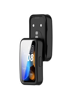 Generic Case Compatible with HUAWEI Band 10 HUAWEI Band 9 HUAWEI Band 8 Smartwatch Case Accessories,All Around Soft TPU Full Protective Case Cover for Huawei Band 10/9/8,Black  - Image 2
