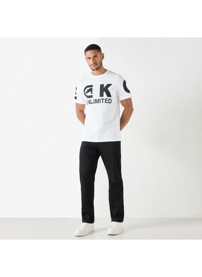 Ecko Unltd. - Ecko Unltd Typographic Print Crew Neck T-shirt with Short Sleeves - Image 1