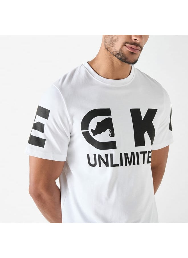 Ecko Unltd Typographic Print Crew Neck T-shirt with Short Sleeves - pzsku/ZB7F28B6B77418FB8310AZ/45/_/1728454000/cce7557b-14c5-4446-b630-0ac1e7ac8446