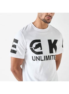 Ecko Unltd. Ecko Unltd Typographic Print Crew Neck T-shirt with Short Sleeves  - Image 4