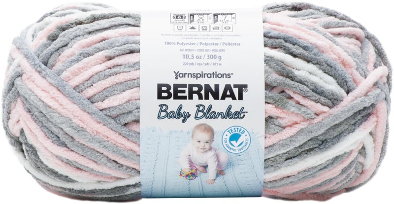 Bernat Baby Blanket Big Ball YarnBaby Grays