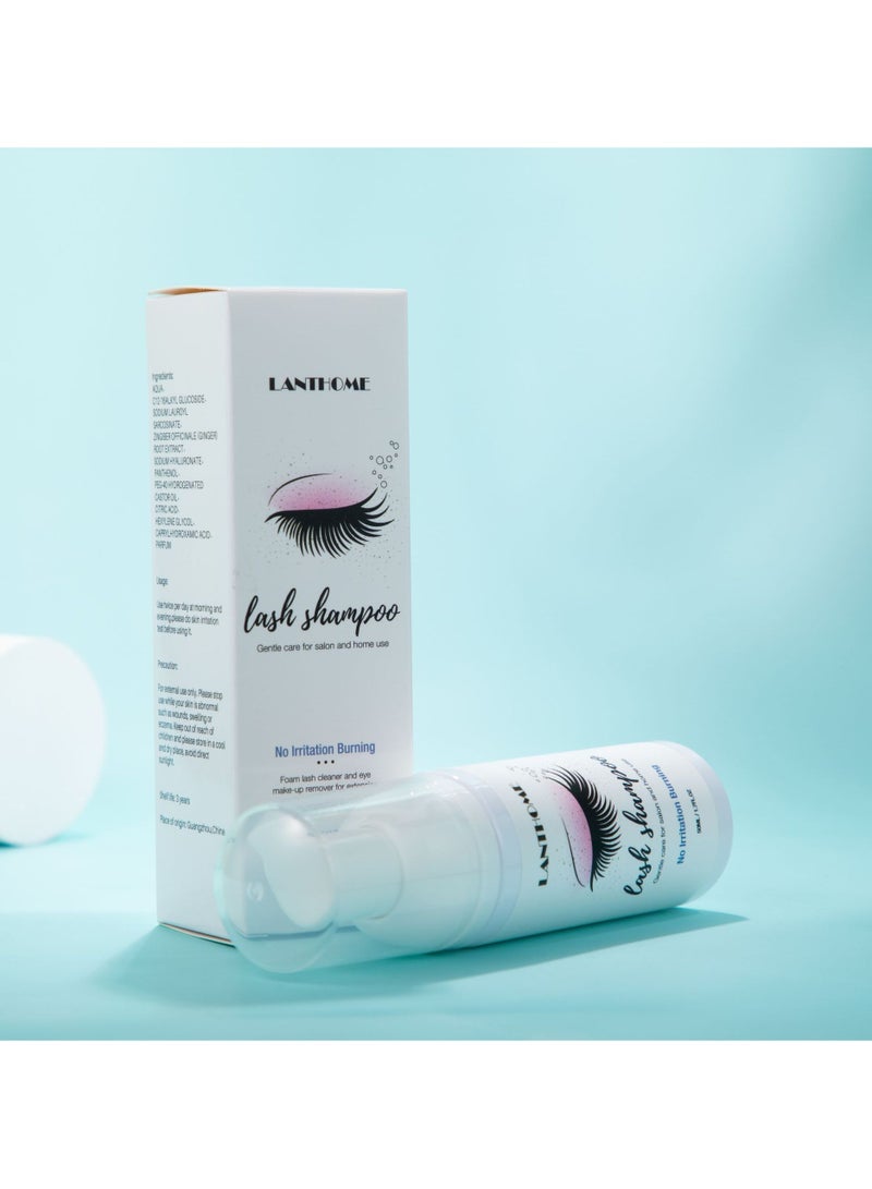 Lanthome Eyelash Shampoo Grafted Eyelash Cleaning Liquid Eyelash Makeup Remover  - Image 4