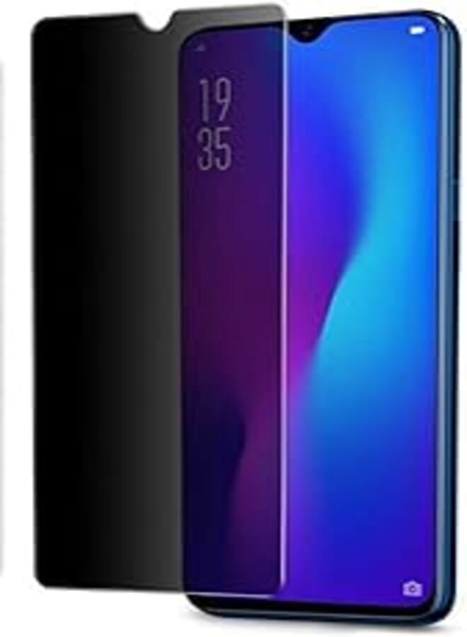 OR Privacy Tempered Glass Screen Protector For Y6 prime 2019/ Honor 8A -Black