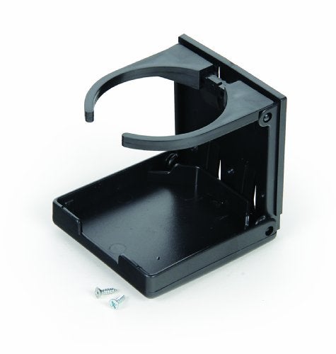 Camco Camper/RV Drink Holder - Features Adjustable Space-Saving Design & Holds Almost Any Size Mug, Cup, Bottle or Can - Extra Cup Holder for Cars, Trucks, RVs, Vans, Boats, and More - Black (44044) - Image 1