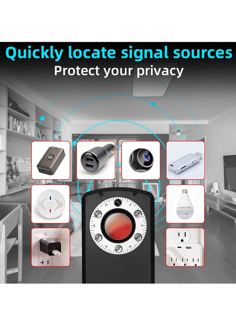 SYOSI - Hidden Camera Detector, Portable Anti Spy Wireless Signal Scanner, Infrared Camera Detector, Listening Device Detector for Home, Office, Travel, Car - Image 1