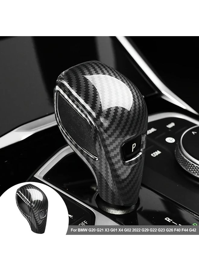 غطاء مقبض ناقل الحركة من ألياف الكربون لتزيين بي إم دبليو G20 G21 G01 G02 G29 G22 G23 G26 F40 F44 G42 - Image 2