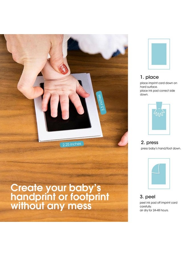 Pearhead 4-Pack Clean-Touch Ink Pad Kit, Mess-Free Inkless Hand and Footprint Kit, Baby Foot Printing Kit, Cat and Dog Paw Print Kit, Suitable for Babies and Pets - Image 3