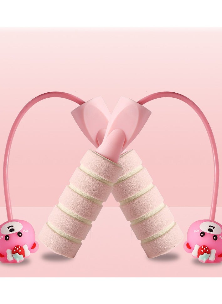 Generic Sponge Bearing Handle Cordless Skipping Rope Is Suitable For Primary And Secondary School Students To Learn Without Lagging Tripping Or Occupying Space  - Image 1