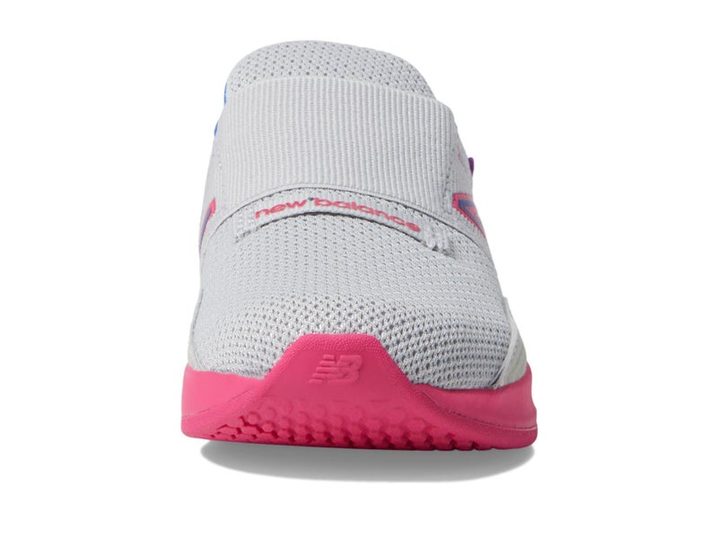 New Balance Baby Girls Fresh Foam Roav V1 Bungee Running Shoe, Light Aluminum/Cobalt, 2 Wide Infant - Image 3