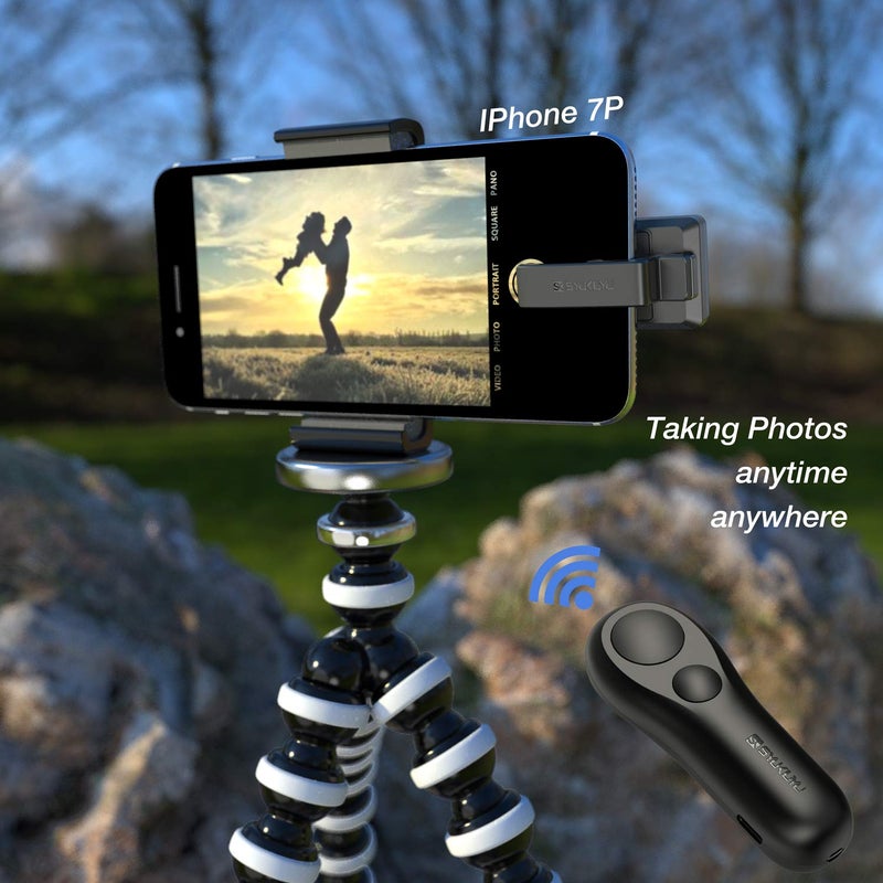 SK SYUKUYU RF Remote Control Page Turner for Kindle Reading Ipad Surface Comics, iPhone Android Tablets Reading Novels Taking Photos(Black) - Image 3