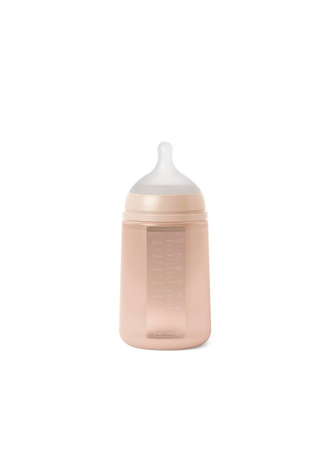 SUAVINEX Suavinex Color Essence SX PRO Physiological Soft Flexible Silicone Baby Bottle, Anti Colic Baby Bottles, Supports Breast Feeding Babies, Made in Spain, Medium Flow, 8oz, Marshmallow Nude - Image 2