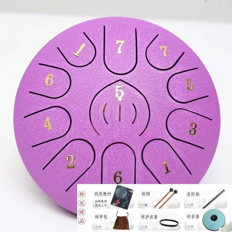 6-Inch 11-Tone Children's Ling Drum Beginner's Steel Tongue Drum - Yili Style