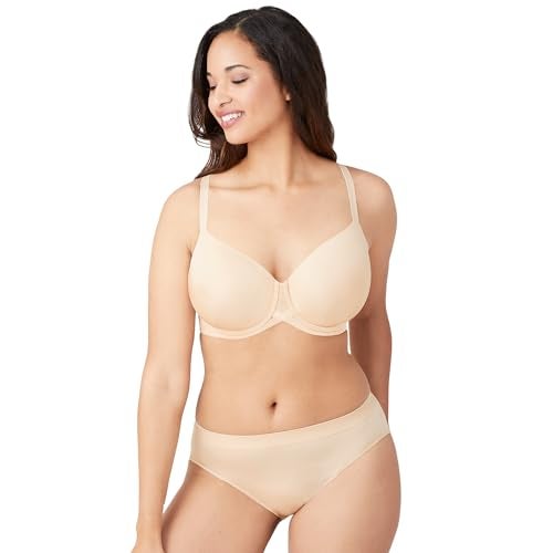 Wacoal Women's Ultimate Side Smoother Underwire T-Shirt Bra, Sand, 34DDD - Image 2