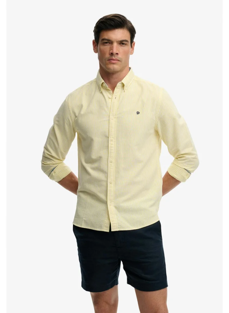 Preppy Oxford Long Sleeve Shirt