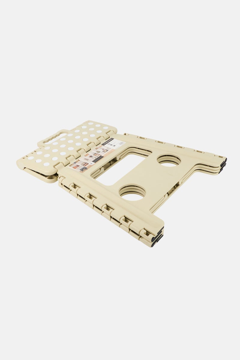 LIFESTYLE Plastic Folding Stepstool, Khaki - Image 3