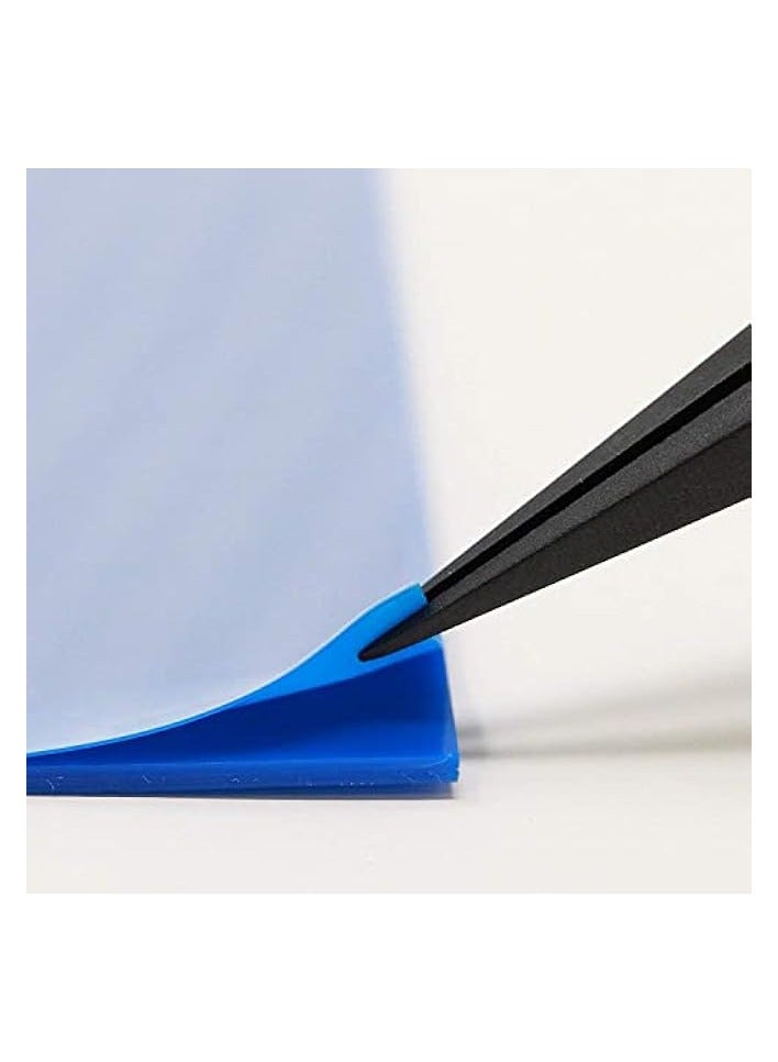 PROMASS PPS Plastic Tipped Tweezers, Straight, fine Pointed Tips, Stainless Steel Body, ESD Safe. ptz-41  - Image 4