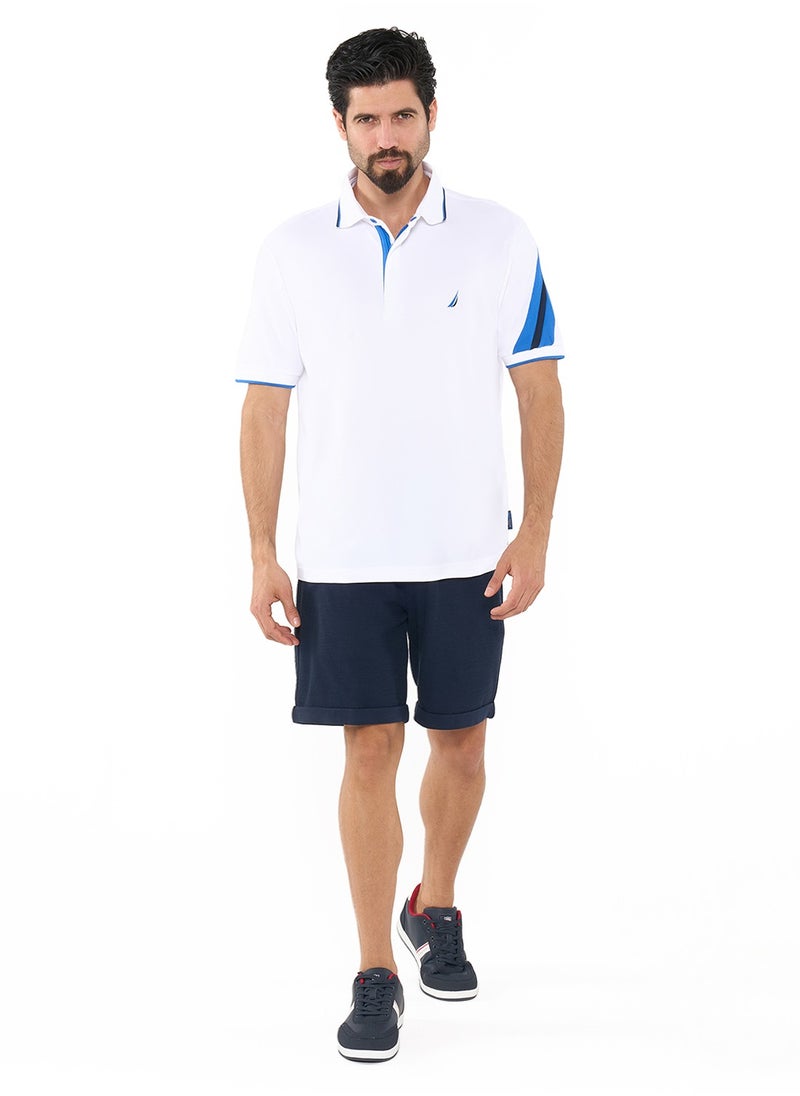 NAUTICA Contrast Striped Relaxed Dry-fit Polo Shirt  - Image 4