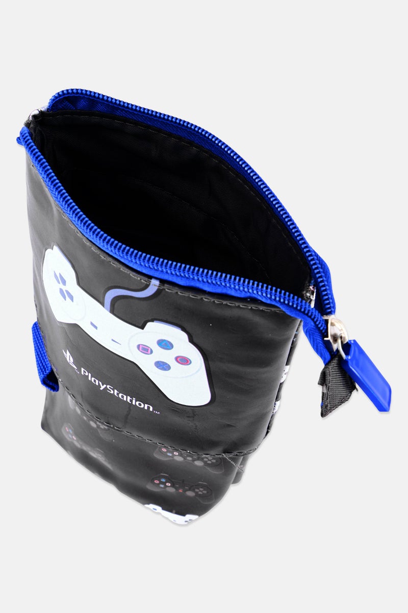 PlayStation حقيبة مطبوعة للأطفال الأولاد، سوداء - Image 2