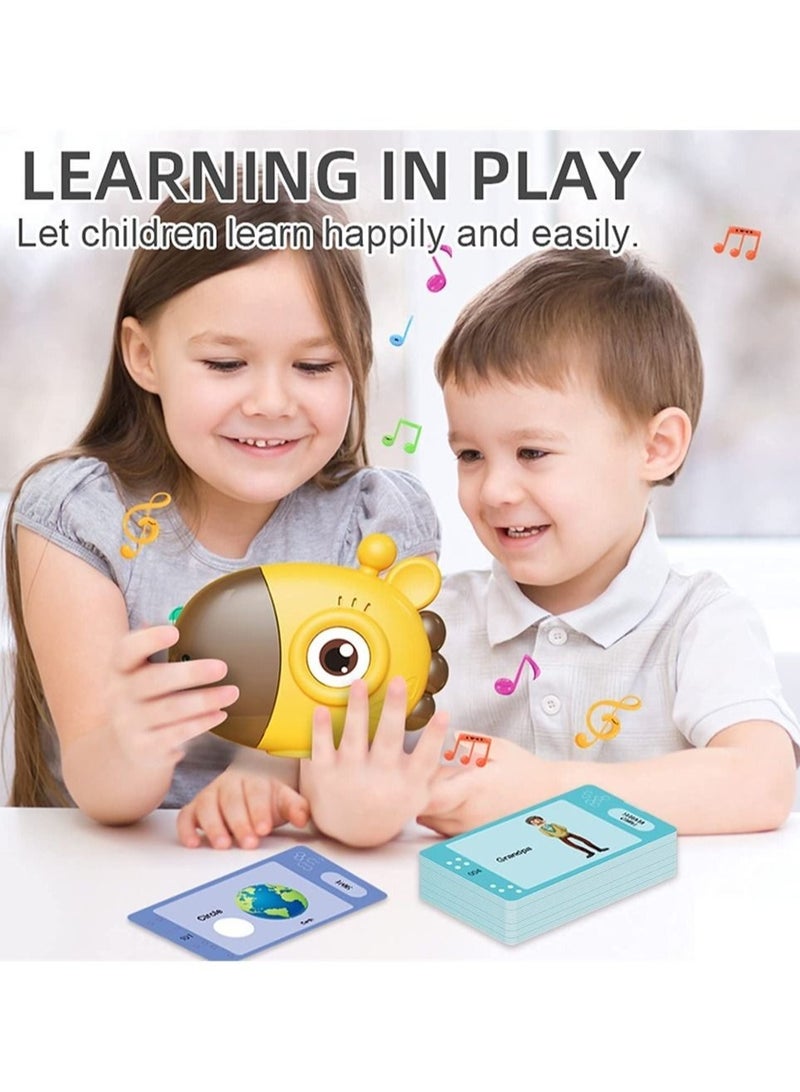 Flash Cards Machine,  120 Words, 9 Themes, 60Pcs Double Sided Card, Kids Preschool Flash Cards Machine with Number Shapes Animals ABC Letters Fruits Color, Gifts for Ages 2 to 6 Kids - Image 4
