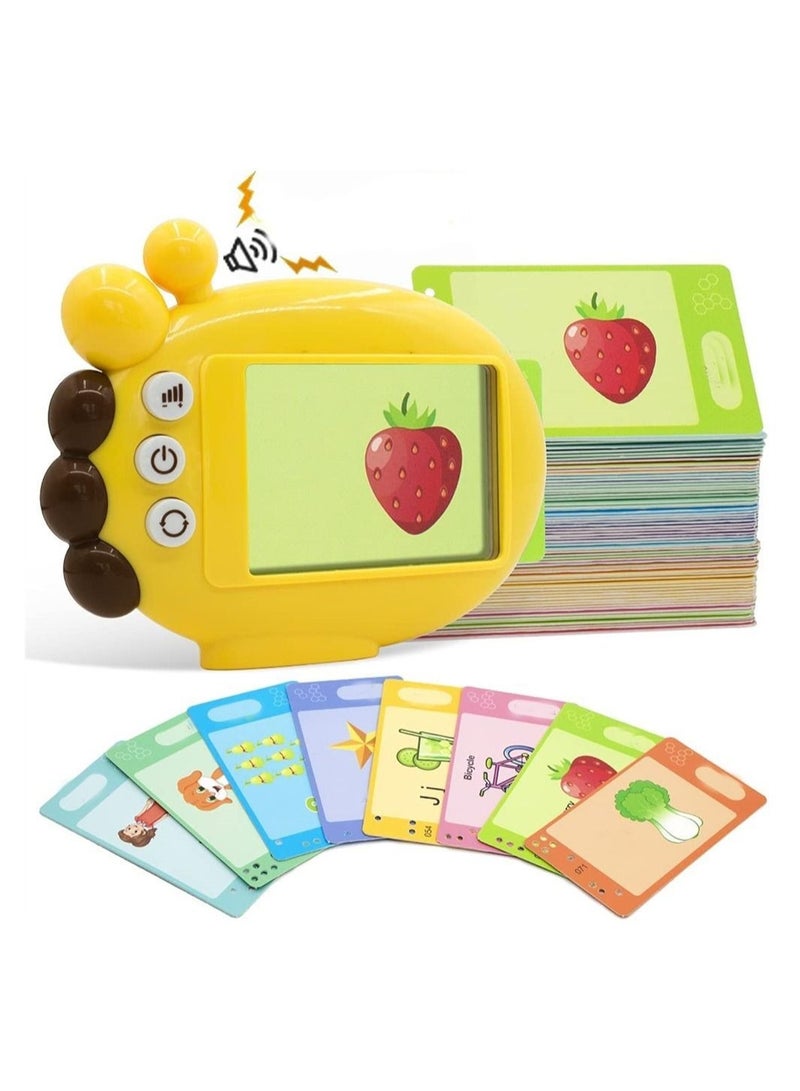 Flash Cards Machine,  120 Words, 9 Themes, 60Pcs Double Sided Card, Kids Preschool Flash Cards Machine with Number Shapes Animals ABC Letters Fruits Color, Gifts for Ages 2 to 6 Kids - Image 5