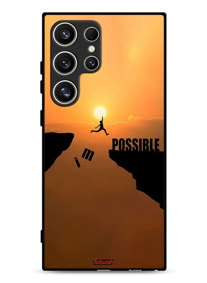 Tolwak Samsung Galaxy S24 Ultra 5G Protective Case Cover I Am Possible - Image 1