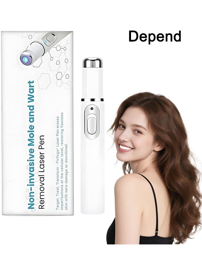 Depend Mole And Wart Removal Pen, Non-Invasive Mole And Wart Removal, 2025 Upgrade New Skin Tag Removal Pen, Smoothes And Reduces Blemishes, Dark Spot Corrector Stick, Portable Design, Suitable For All Types - Image 1