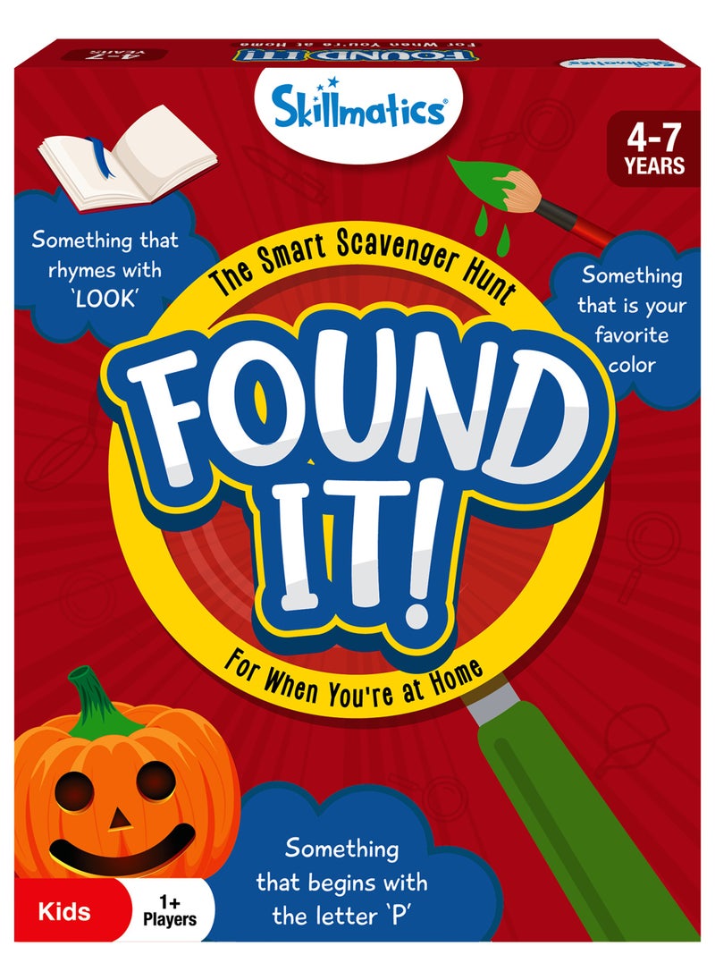 سكيلماتيكس Found It Home Edition، لعبة البحث عن الكنز للأعمار 4 و5 و6 و7 سنوات، لعبة بطاقات تعليمية، هدايا للأطفال والأولاد والبنات والعائلات، مثالية للمنزل والمدرسة ومواعيد اللعب وألعاب الحفلات  - Image 1