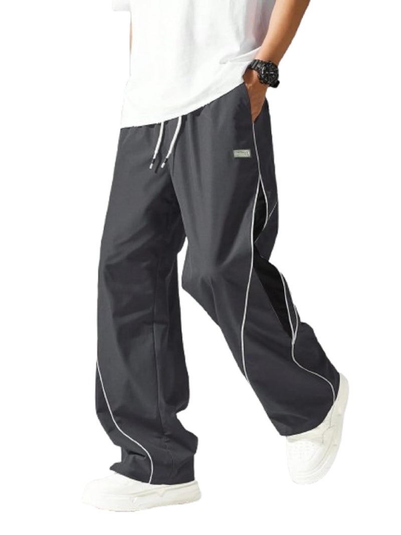 Lymio Track Pant for Men || Regular Fit Jogger Track Pant (TP-79-Dark-Grey-M) - Image 1