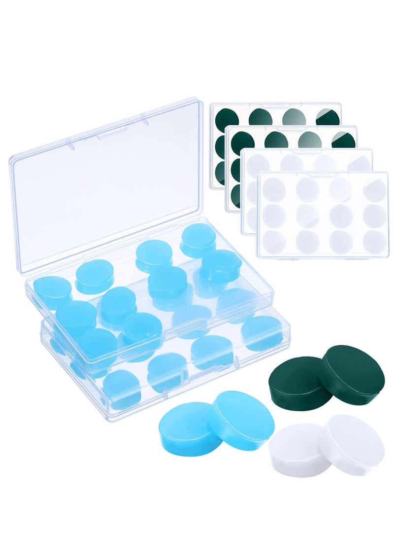 Y&D 36 Pairs Gel Ear Plugs Reusable Silicone Earplugs Waterproof Moldable Swimming Noise Cancelling for Adults Sleeping Snoring Studying - Image 1