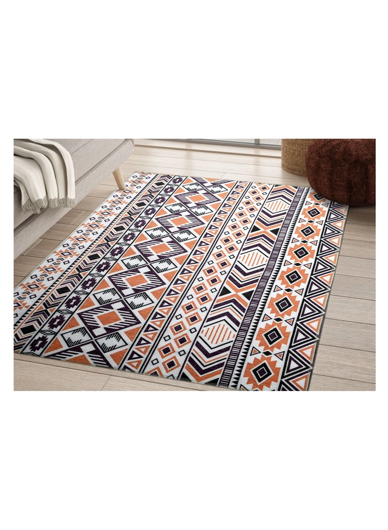 Arabesque  light weight runner Machine wash Size : 80x160 cm