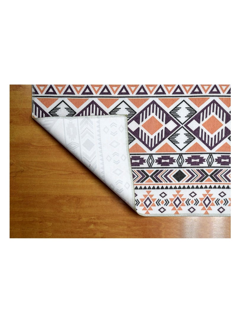 Arabesque  light weight runner Machine wash Size : 80x160 cm