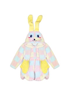 Baby jacket with a rabbit design and a hood with ears