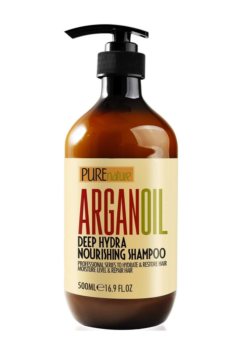 Pure Nature Argan Oil Deep Hydra Nourishing Shampoo, 16.9 oz
