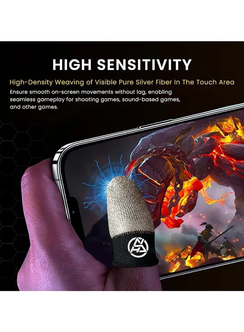 Newest 2pcs Luminous Ultra-thin Gaming Finger Sleeve Durable Soft And Skin Friendly For Mobile Game Controllers  - Image 5