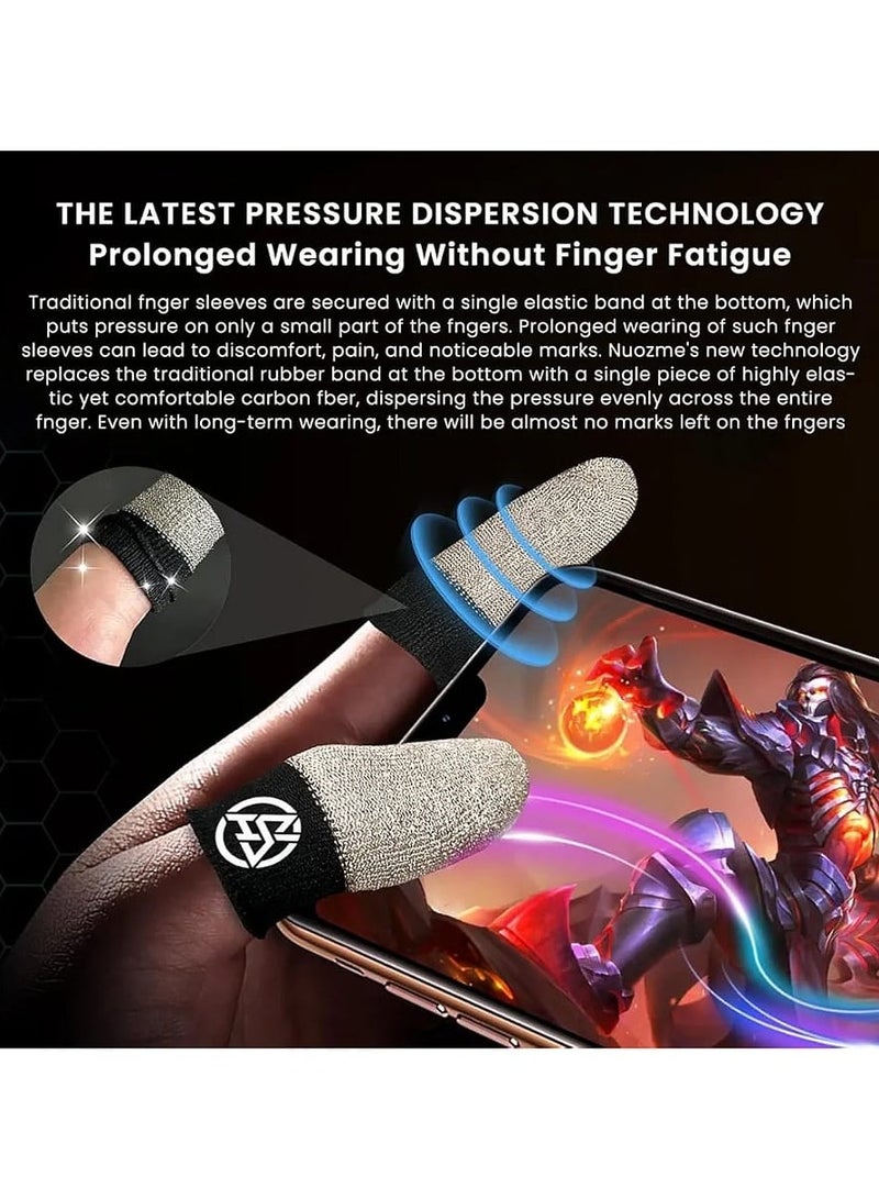 Newest 2pcs Luminous Ultra-thin Gaming Finger Sleeve Durable Soft And Skin Friendly For Mobile Game Controllers  - Image 4