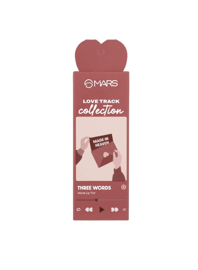 MARS Love Track Velvet Lip Tint (2.8ml) (FOUR LETTER) | Velvet Matte Finish | Non-Sticky & Lightweight | Highly Pigmented | Comfortable Wear | 6 Flattering Shades - Image 3