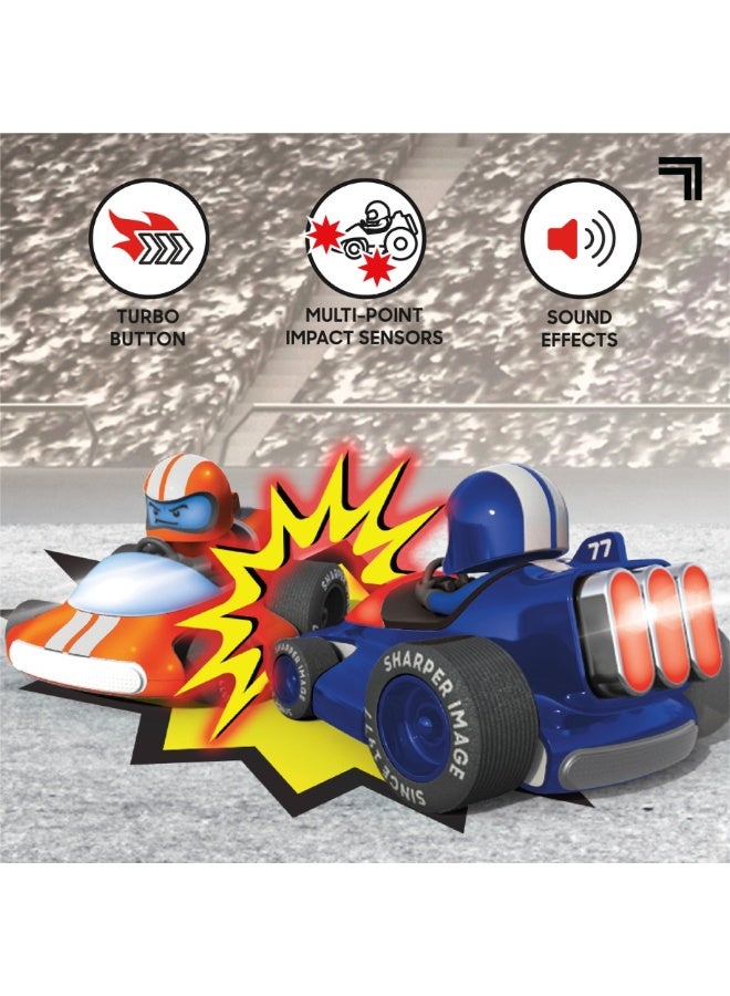 Sharper Image® Motor Battles RC Team Battle Racers – Remote Control Combat Cars with LED Lights & Damage Indicators for Multiplayer Action| RC Stunt Bumper Car Fighting Game| Toy Gift for Boys Kids - Image 5