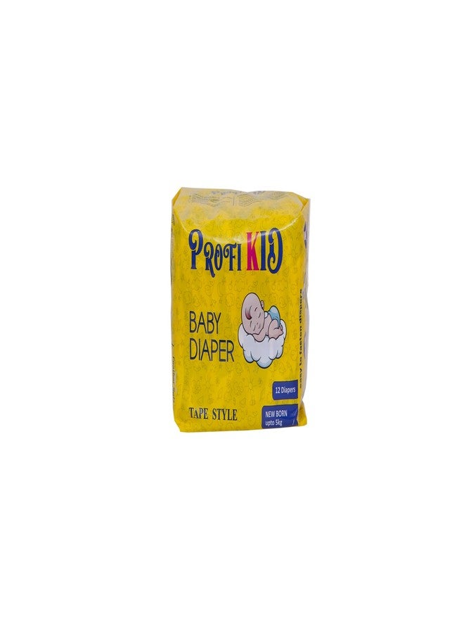 Profiklen Profikid Baby Diaper Pants Extra Small(Xs)Size Upto 5Kg 12 Count|Adjustable Fit With Chemical Free|High Absorb Technology|Fastest Absorbing Diaper(Pack Of 1)
