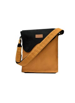 earthsave Earthsave Cotton Premium Sling Bag |Canvas Sling Bag for Women with adjustable strap | Waterproof Lining (Brown)  - Image 1