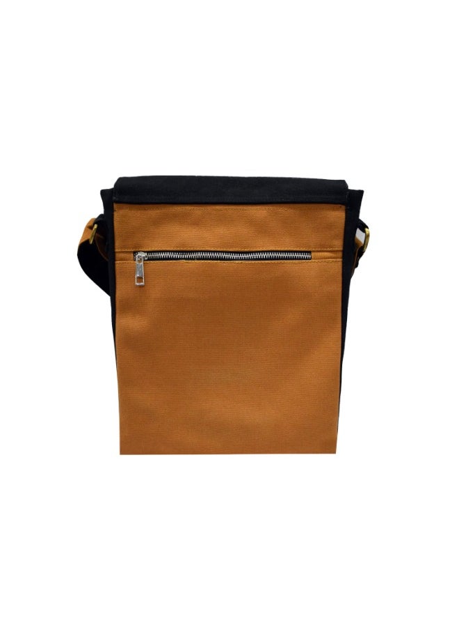 earthsave Earthsave Cotton Premium Sling Bag |Canvas Sling Bag for Women with adjustable strap | Waterproof Lining (Brown)  - Image 3