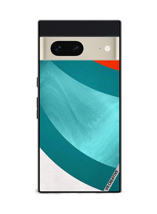 VR CREATIVE Protective Case Cover For Google Pixel 7 Abstract Layers Design Multicolour - Image 1