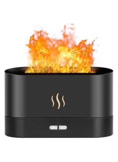 بيوينتي ELTERAZONE Flame Diffuser Humidifier, Ultra-Silent Cool Mist Air Fire Diffuser, 2 Brightness Night Light  Auto-Off, Essential Oil Aromatherapy Flame Humidifier Aroma Diffuser for Home, Office or Yoga  - Image 1