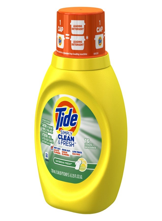 Tide Hec Simply Clean and Fresh Daybreak Liquid Laundry Detergent, 25 Ounce - Image 2