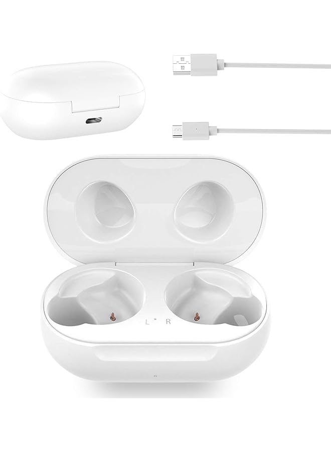 erorex Charging Case For Samsung Galaxy Buds Sm R170 R175 Replacement Charger Dock Station Supports Bluetooth Pairing Charging For Galaxy Buds Bluetooth Earbuds White - Image 1